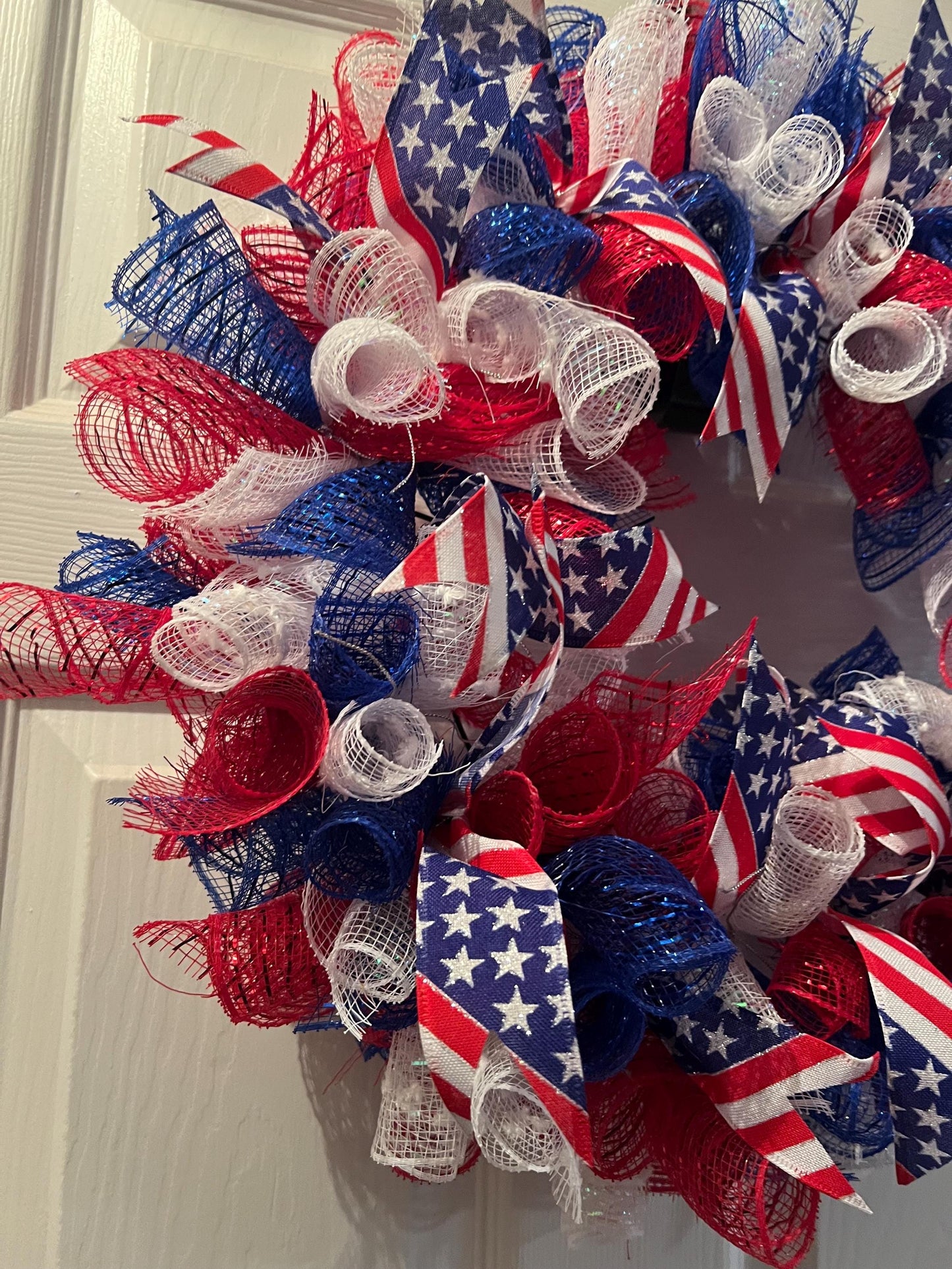 Presidential, 4th of July, Memorial, Veterans Red White and Blue Wreath