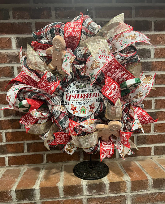 Gingerbread Sweet Shop Wreath