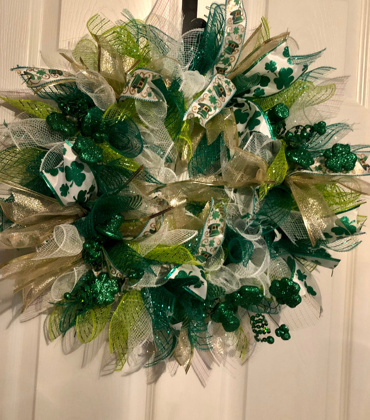 St. Patrick’s Day Wreath, Green, Luck of the Irish, Pinch Me
