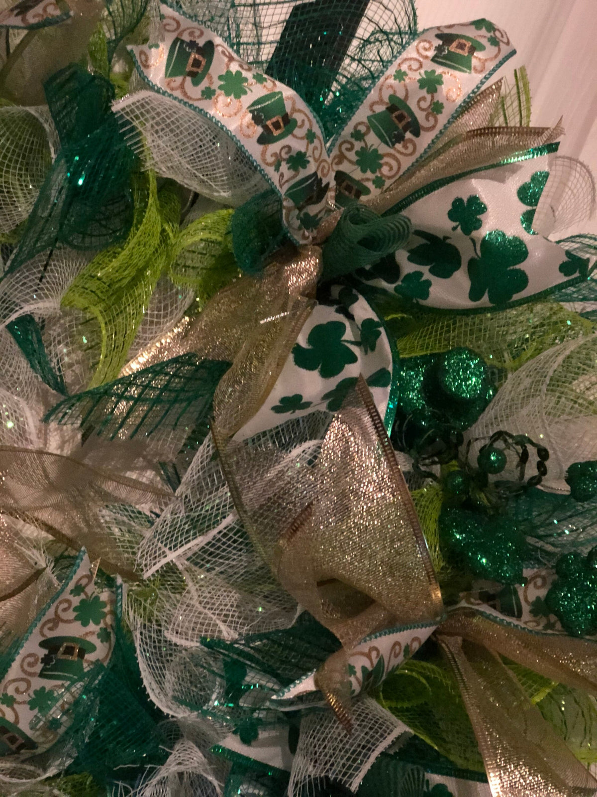 St. Patrick’s Day Wreath, Green, Luck of the Irish, Pinch Me