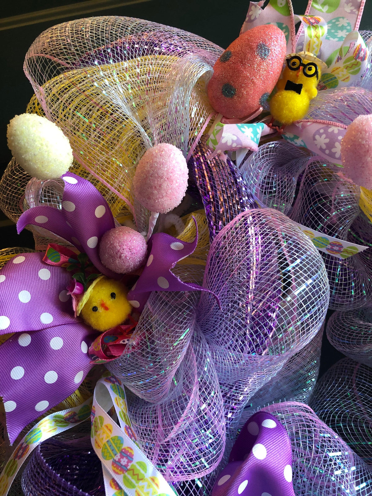 Easter Eggs, Easter Pastel Bunny Wreath