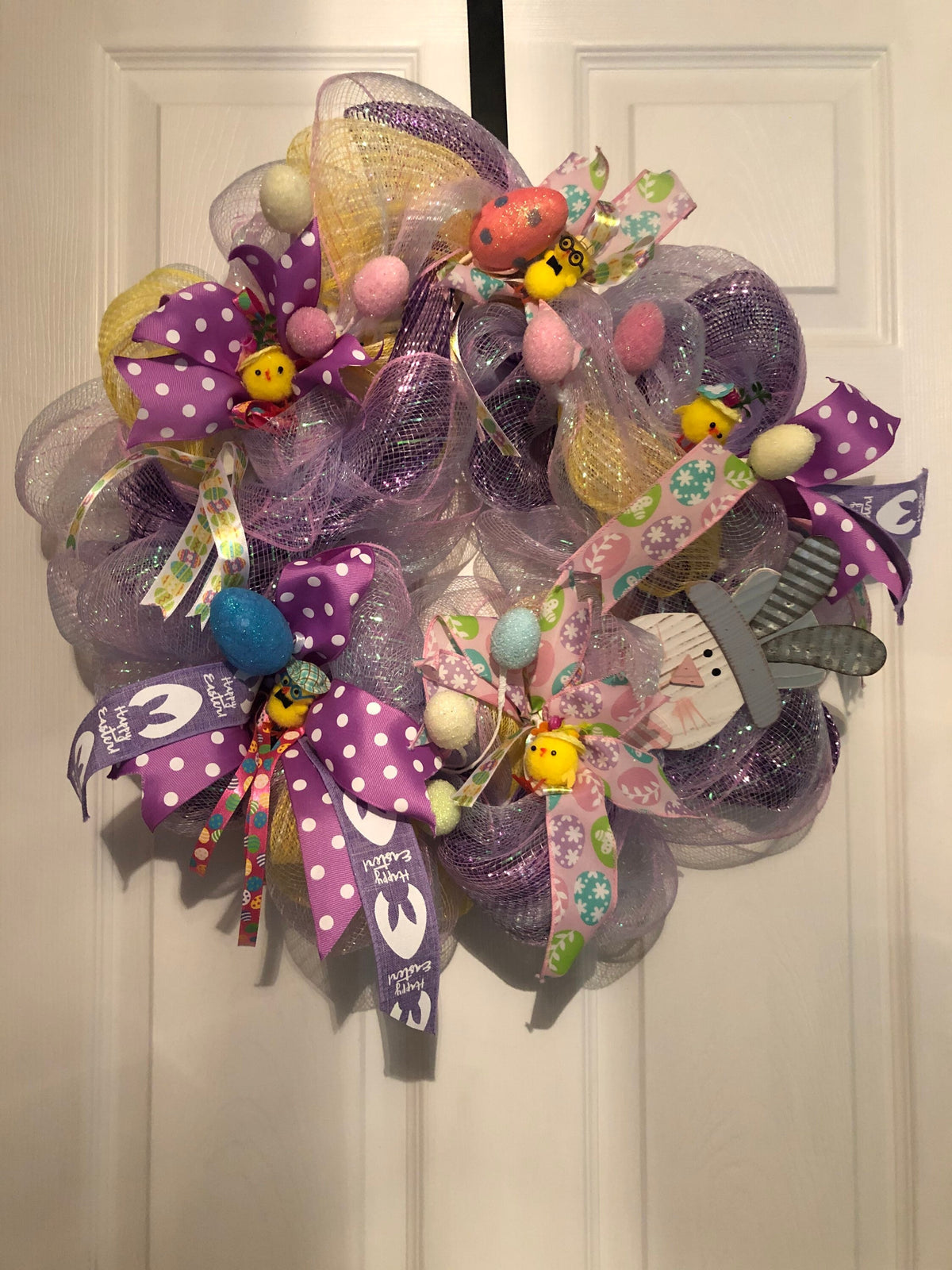 Easter Eggs, Easter Pastel Bunny Wreath